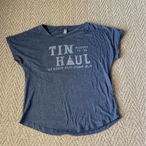 Navy Tin Haul T-Shirt Size Large
